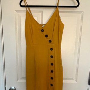 Yellow Midi Dress